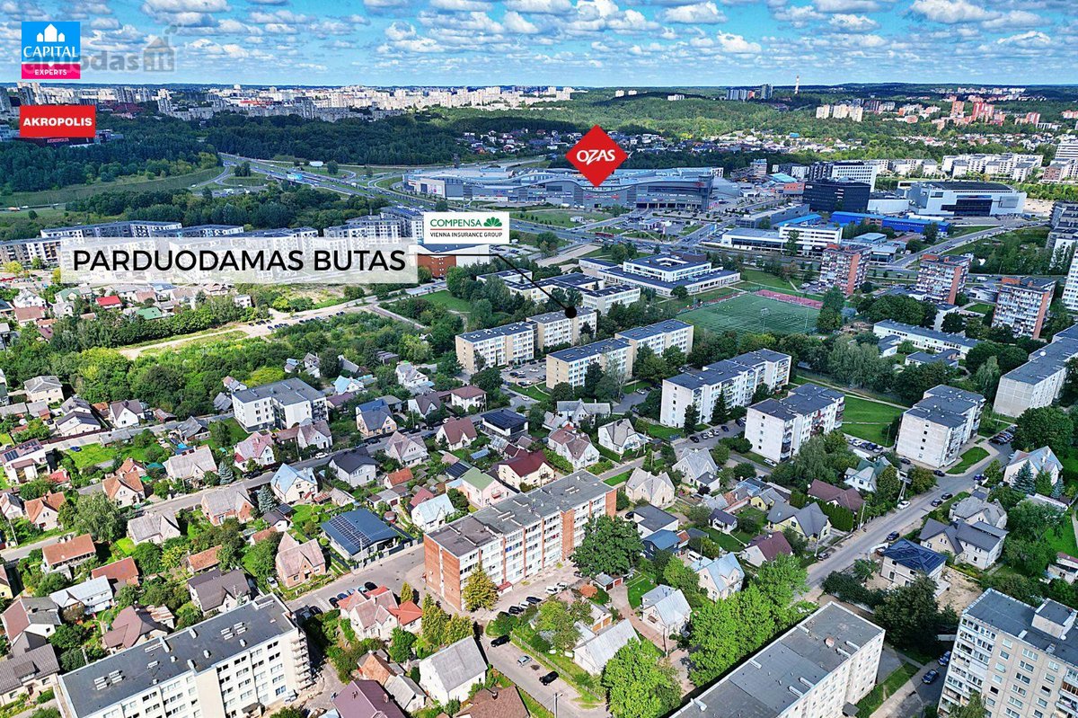 Parduodamas ypatingai šviesus 2 kambario