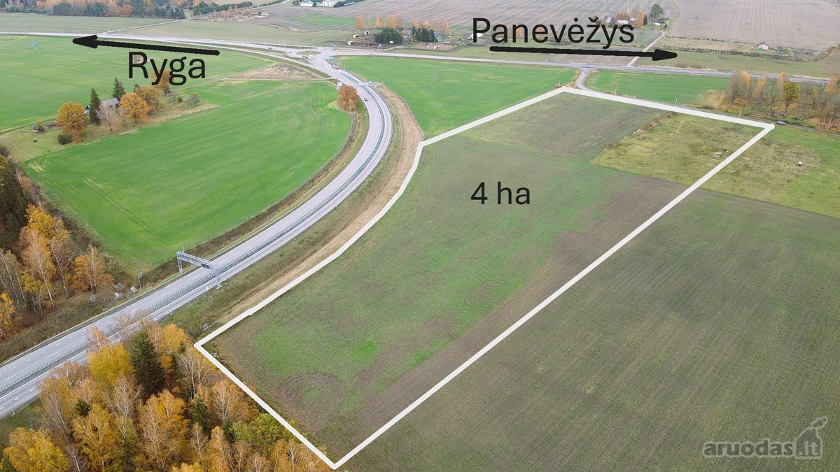 Parduodamas 4 Ha Žemės Sklypas Panevėžio Raj. - nuotraukos Nr. 3