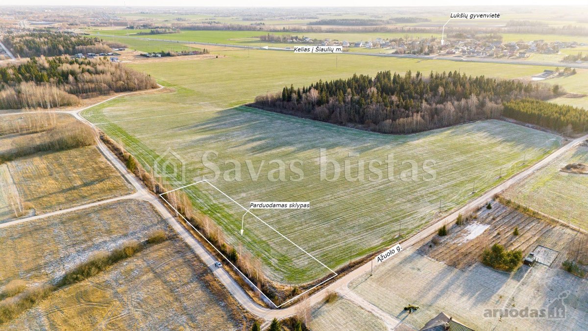 Parduodamas 43,5 arų žemės ūkio paskirties