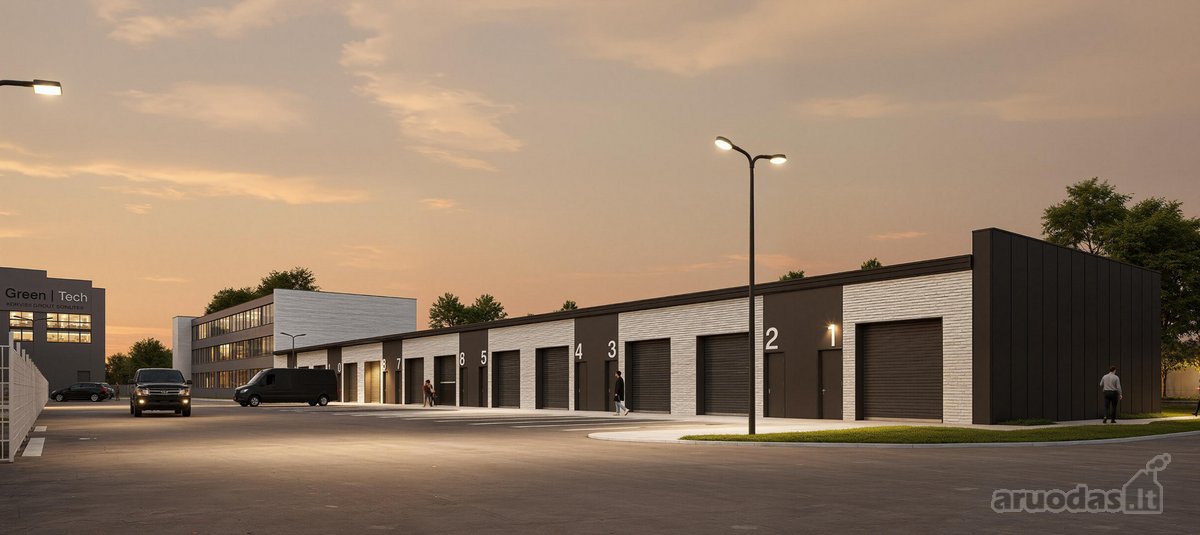 Naujai Rekonstruojami 108 m² Verslo Boksai