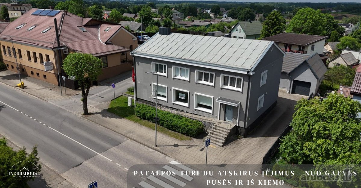 Parduodamos Komercinės Patalpos Molėtų Centre