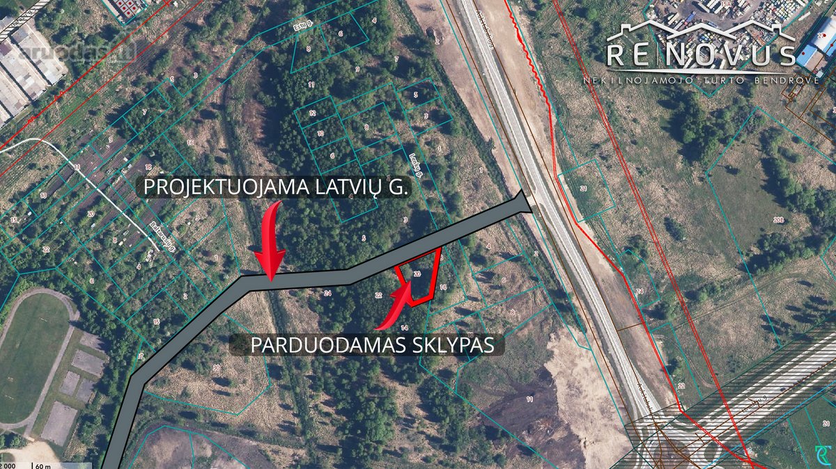 Parduodamas Namų Valdos Sklypas Latvių G. 20, - nuotraukos Nr. 2