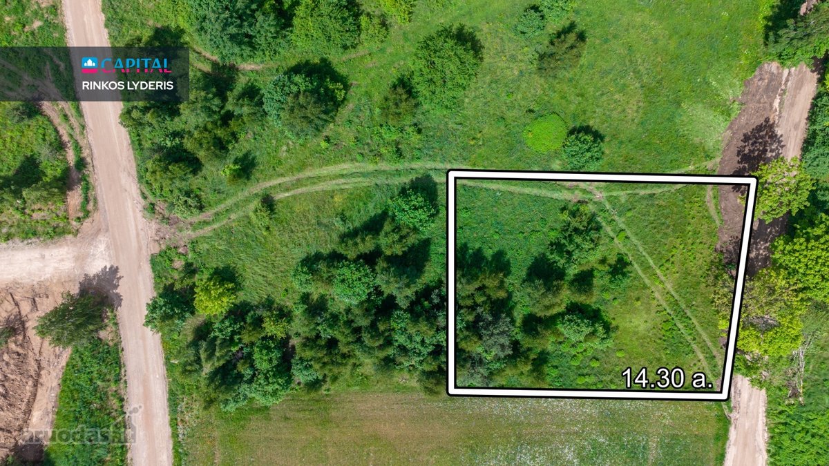 Parduodamas išskirtinis 14,3 arų namų valdos
