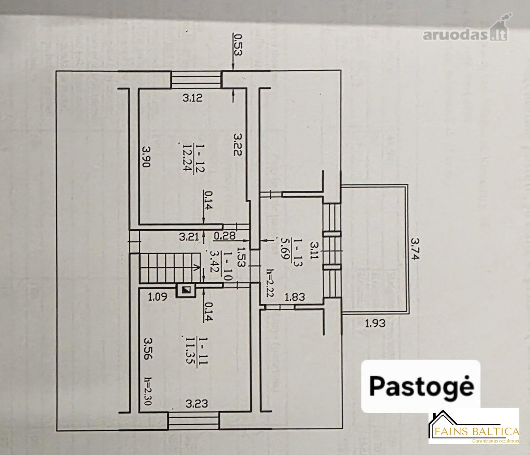 Parduodamas Erdvus Vieno Aukšto Su Mansarda - nuotraukos Nr. 23