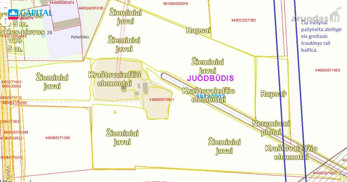 Parduodamas 7,83 ha Sklypas Su Autentiška - nuotraukos Nr. 41