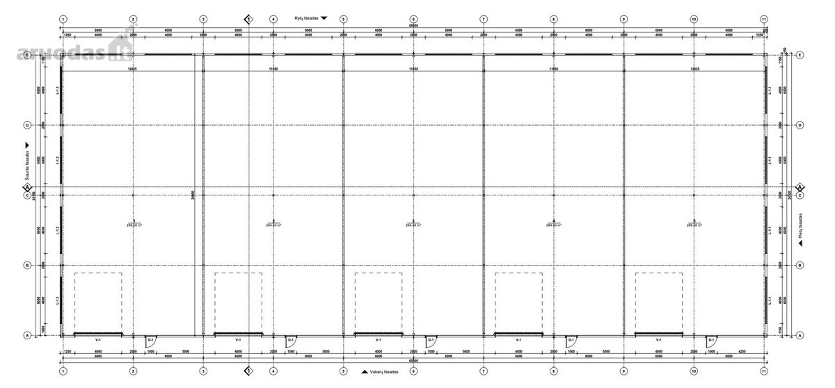 Nuomojamos Naujai Statomos 1430,40 m² - nuotraukos Nr. 3
