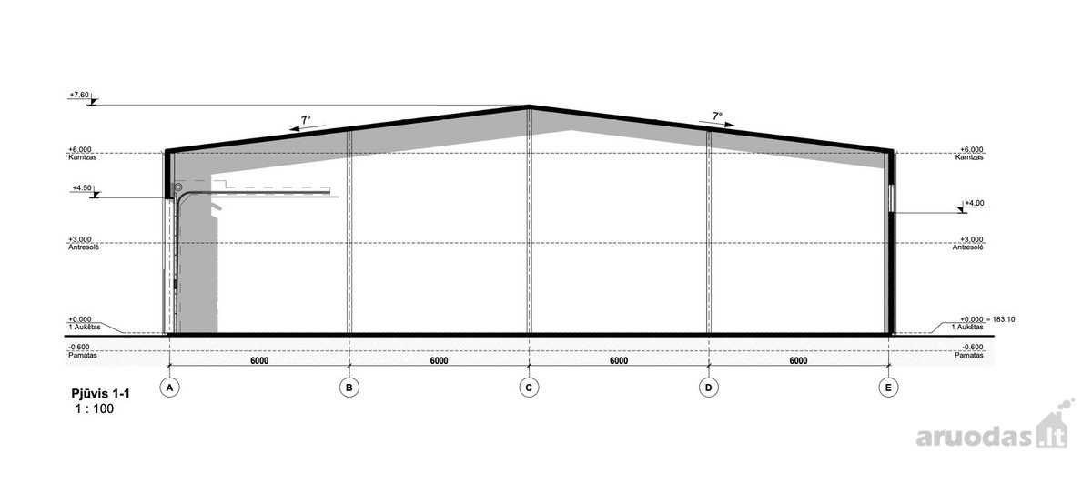 Nuomojamos Naujai Statomos 1430,40 m² - nuotraukos Nr. 6