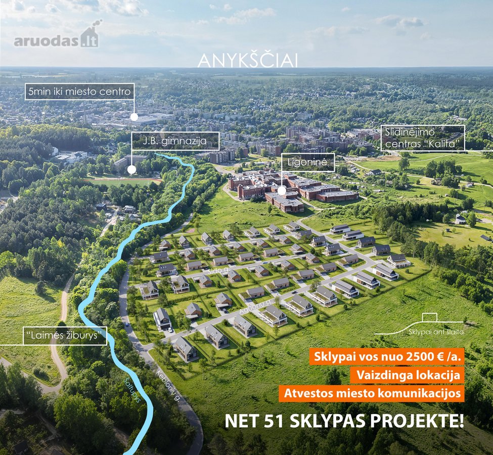 Sklypai Jūsų svajonių namams Anykščiuose!