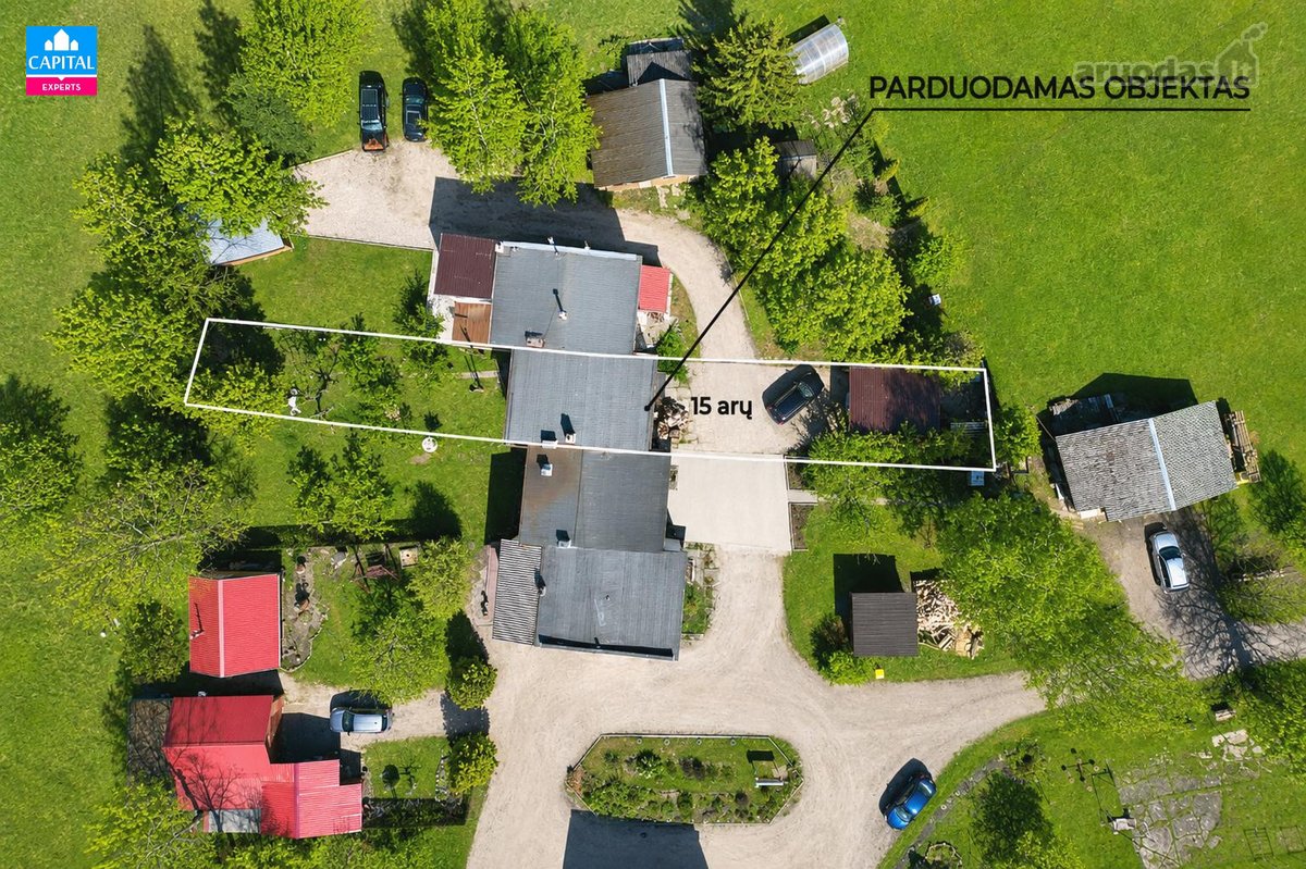 Parduodamas šviesus kotedžas – butas 98,48 kv - nuotraukos Nr. 28