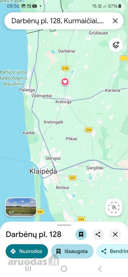 Parduodamas zemes ukio paskirties sklypas