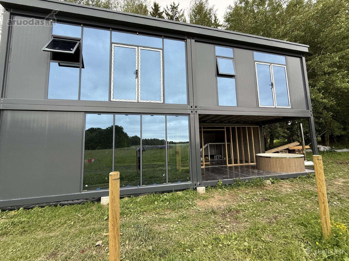 Parduodama didelė dviejų aukštų modulinio