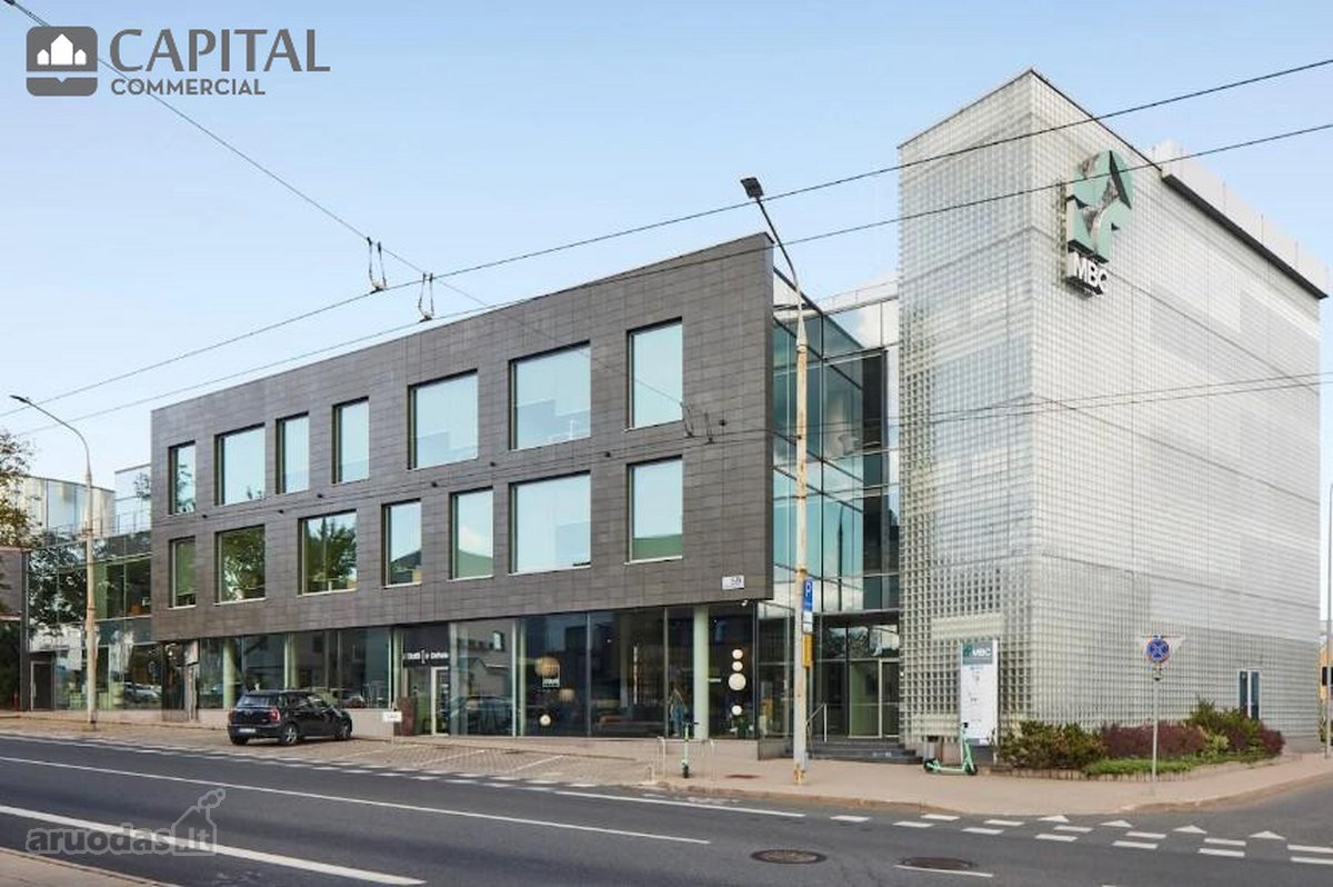 Nuomojamos 175 M² Patalpos Su Vitrininiais