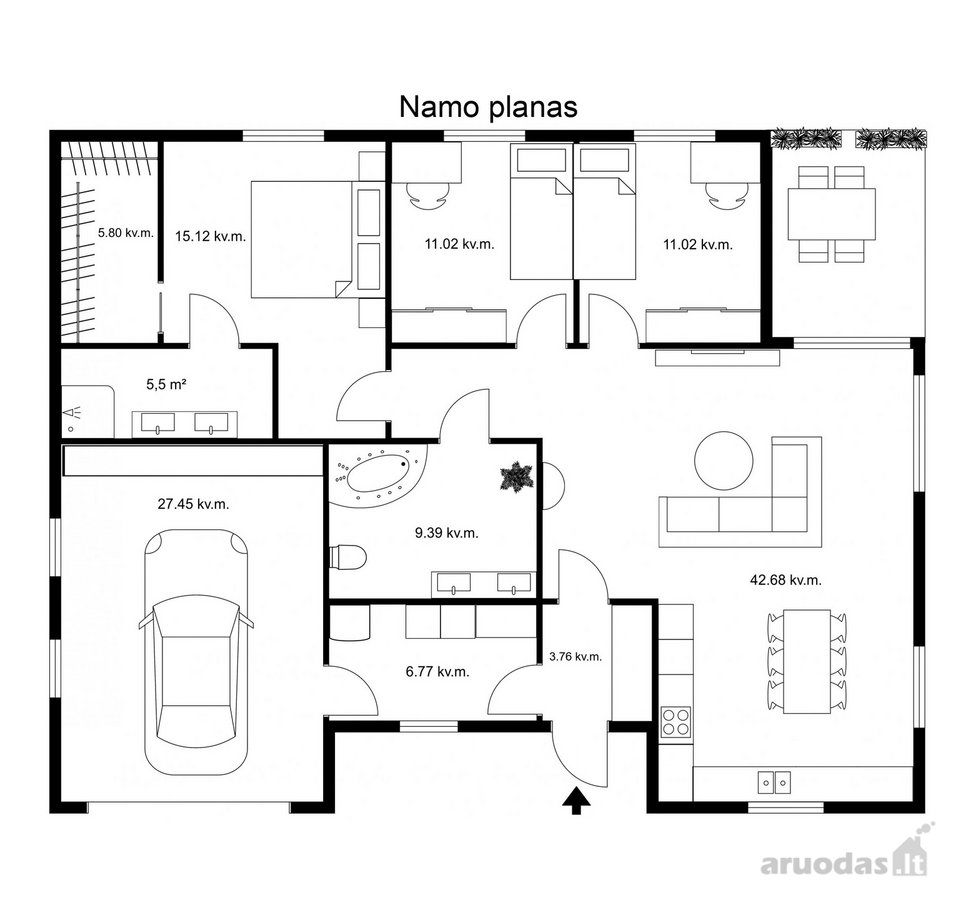 Parduodamas 142 m² Namas Radailiuose – Idealu - nuotraukos Nr. 5