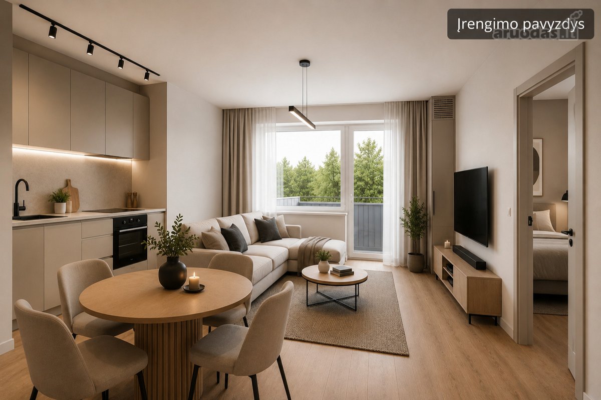 Parduodamas 32.98 m² Butas Su Antresole