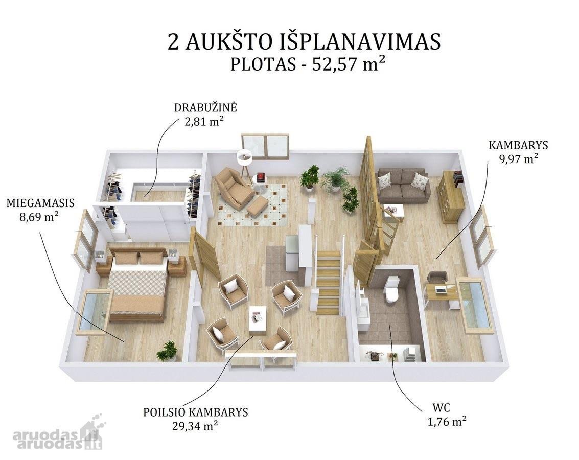 Renovuota rąstinė sodyba prie Kalvių ežero – - nuotraukos Nr. 18