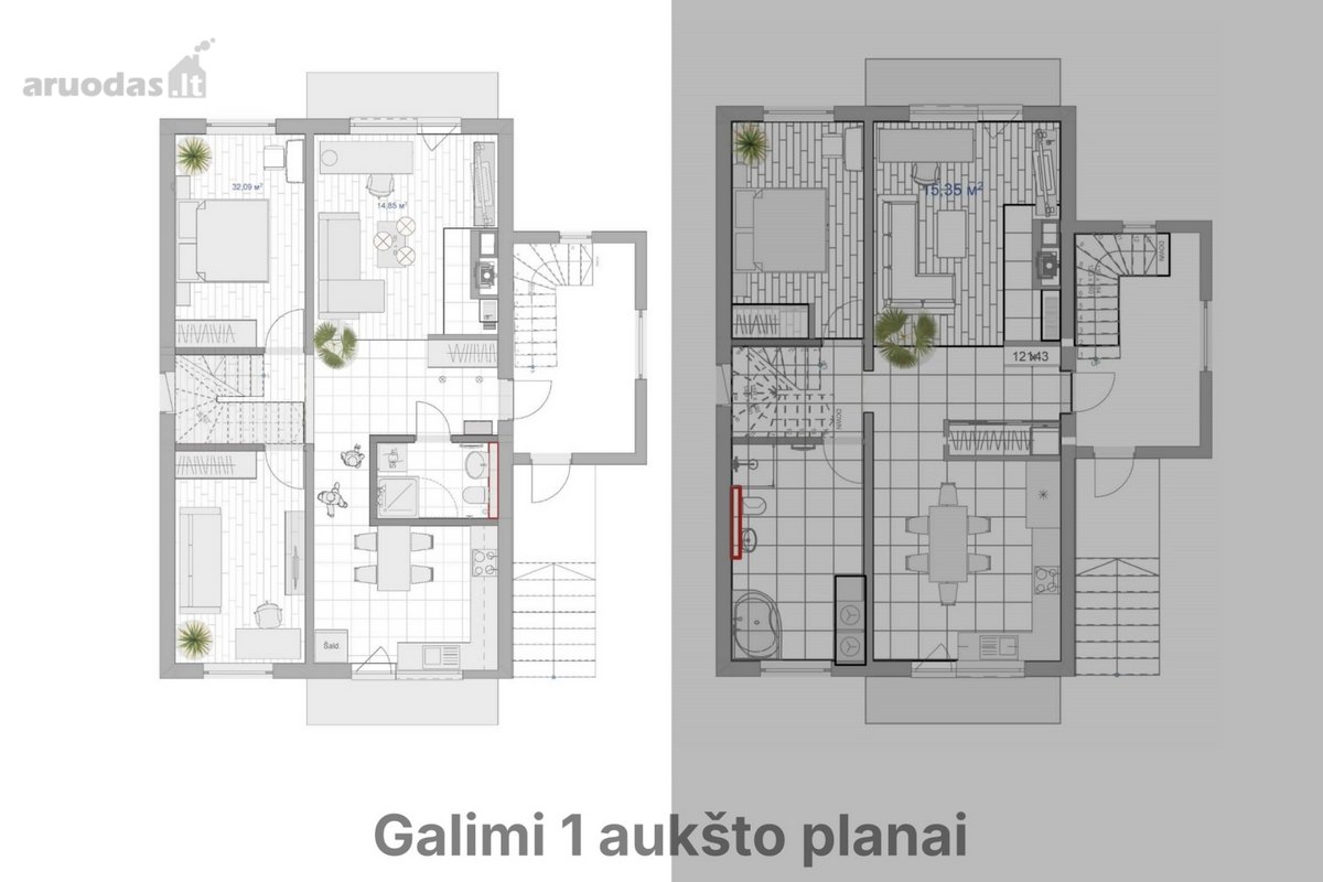 Tvirtas Namas Erdviame Sklype Trakuose - nuotraukos Nr. 21