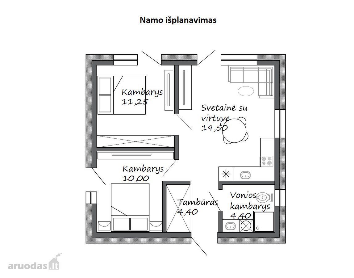 Galime suprojektuoti ir pastatyti: namą, - nuotraukos Nr. 32