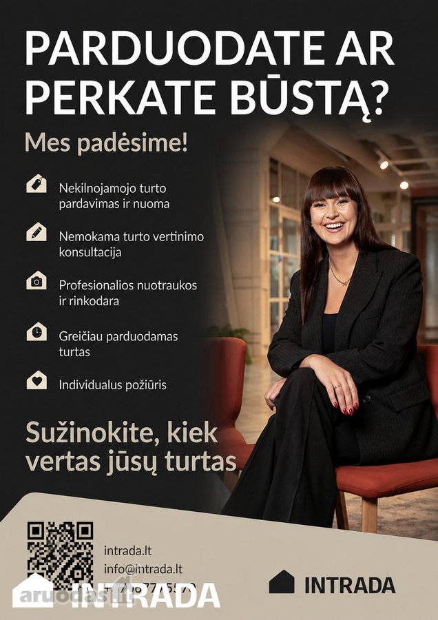 Viršutinis aukštas naujos statybos projekte - nuotraukos Nr. 33