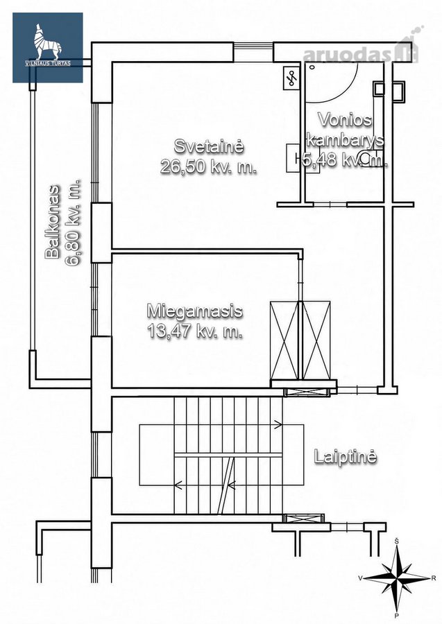 Parduodamas Šiuolaikiškas Ir Jaukus 2-jų - nuotraukos Nr. 28