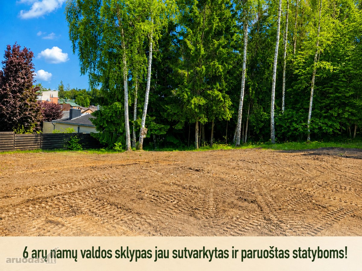 Sklypas Jau Sutvarkytas Ir Paruoštas Statyboms!