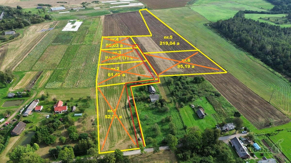 Dūkštų sen., Airėnų I k. parduodamas 2,19 ha
