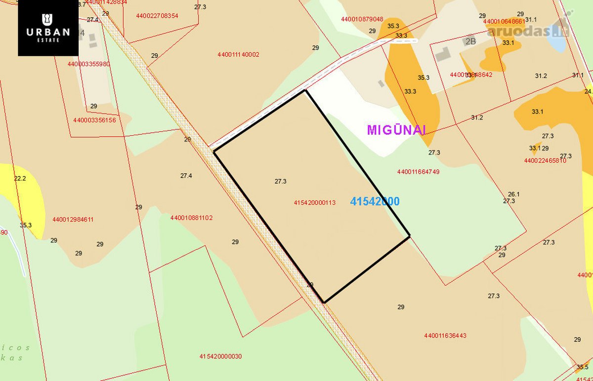 1.69 Ha Žemės Ūkio Paskirties Sklypas - nuotraukos Nr. 6