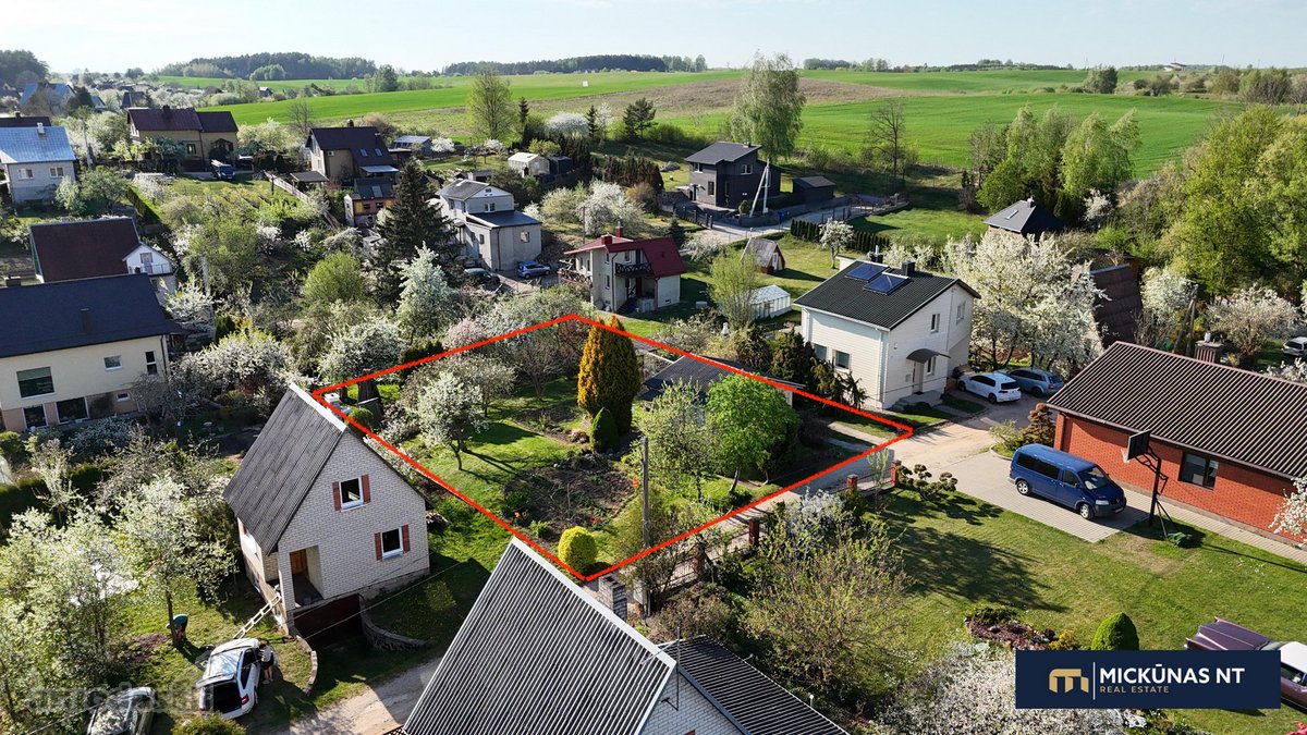 Parduodamas žemės sklypas su laikinu statiniu