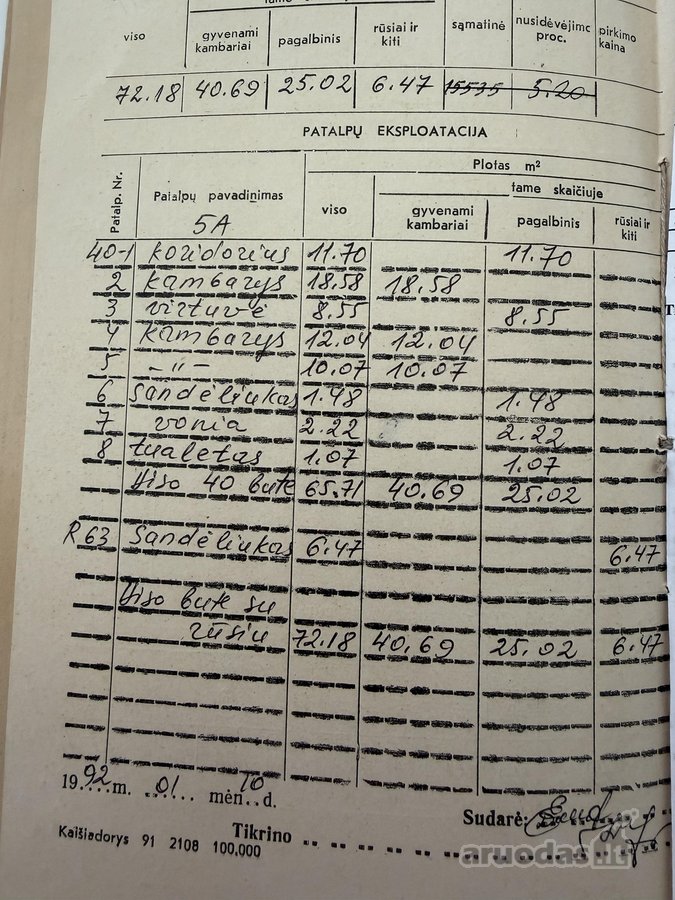 Parduodamas Erdvus 3 Kambarių Butas Fredoje, - nuotraukos Nr. 12