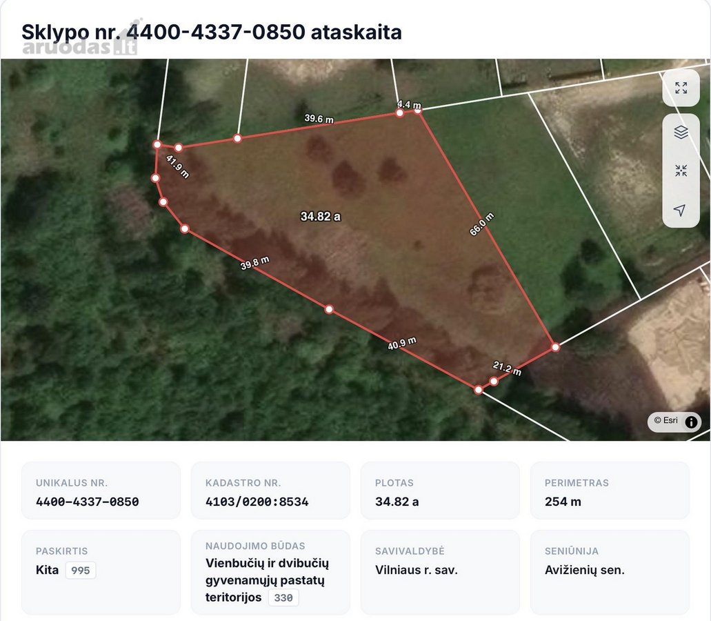 Sklypas namo statybai naujame ir - nuotraukos Nr. 2