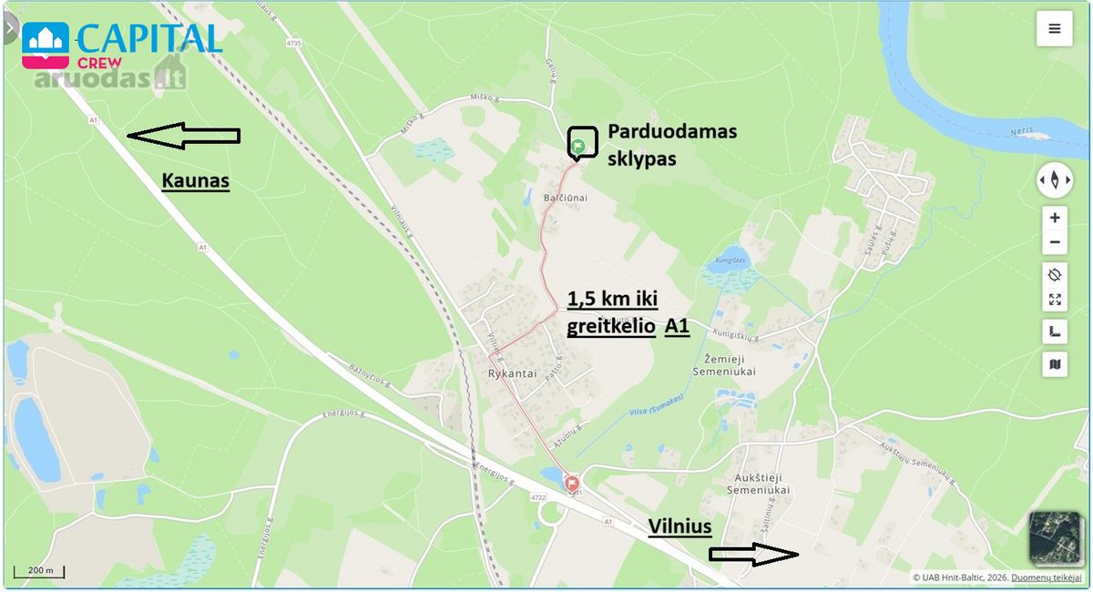 Gražioje vietoje, Trakų rajone parduodamas - nuotraukos Nr. 28