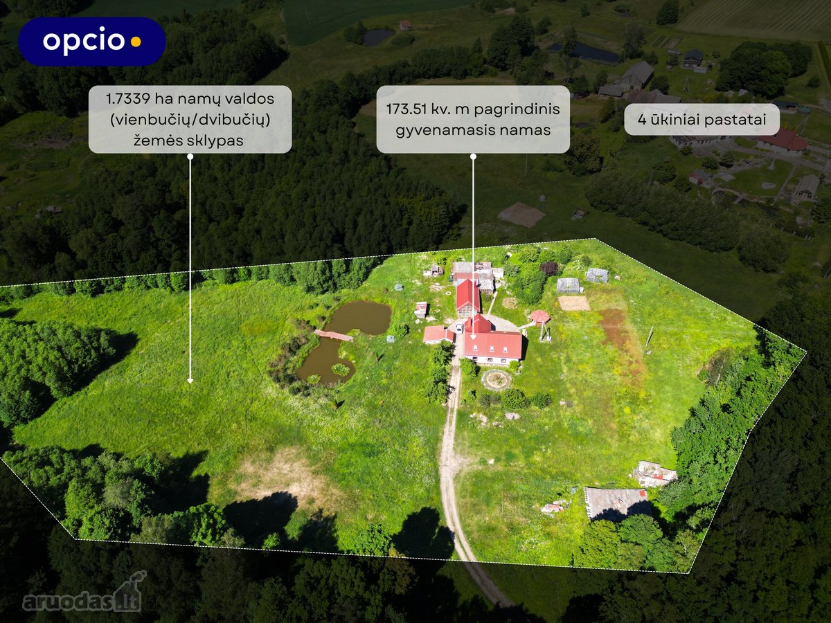 Parduodama Išskirtinė Sodyba Su Net 1,7339 Ha - nuotraukos Nr. 4