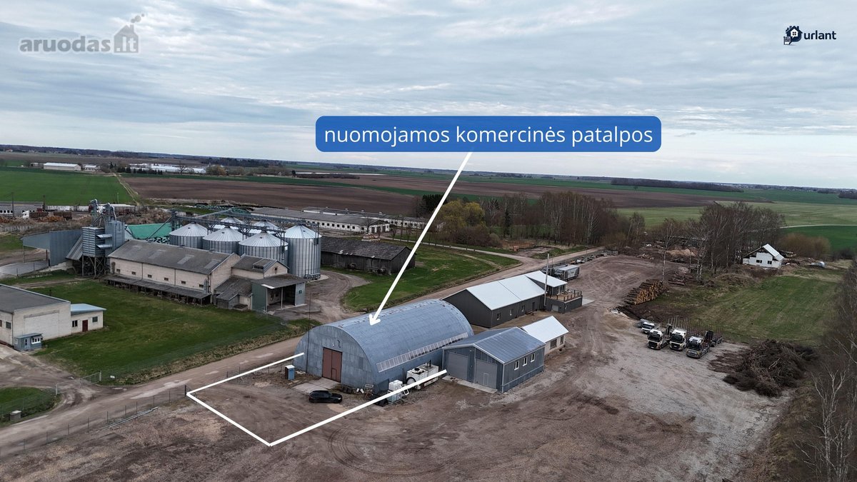 Išnuomojamas 540 kv. m. komercinės patalpos