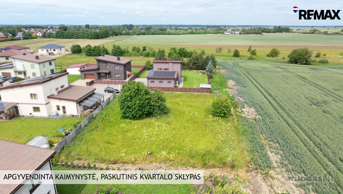 Parduodamas 10 arų namų valdos sklypas Pailių - nuotraukos Nr. 3