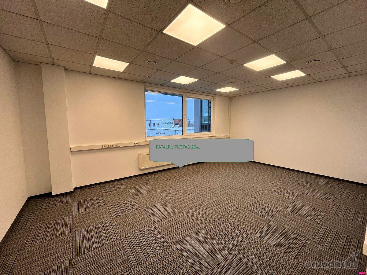 Išnuomojamos nuo 26,68 m² iki 176 m²