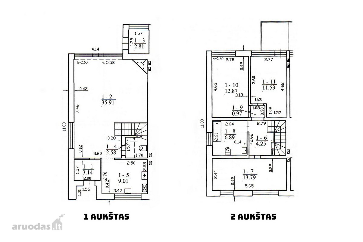 Kotedžas su nuosavu beveik 5a erdviu kiemu ir - nuotraukos Nr. 27