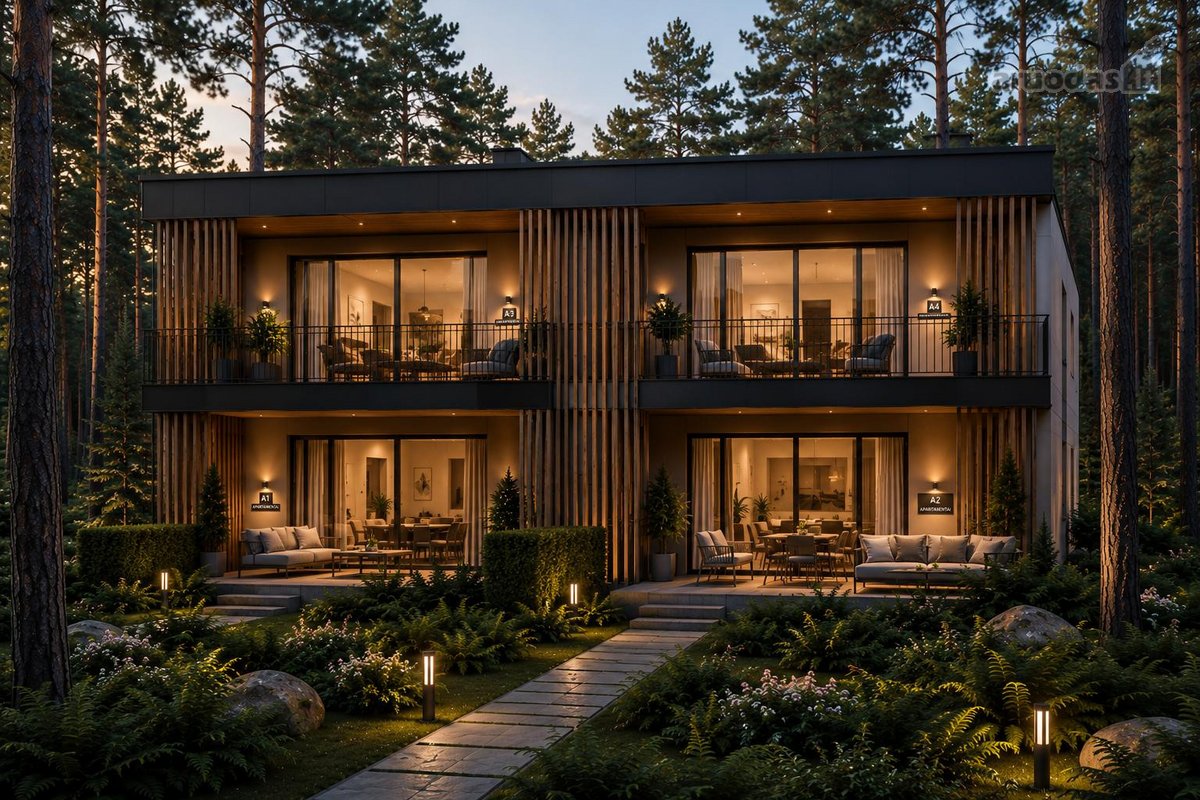 Parduodamas planuojamo projekto apartamentas. - nuotraukos Nr. 34