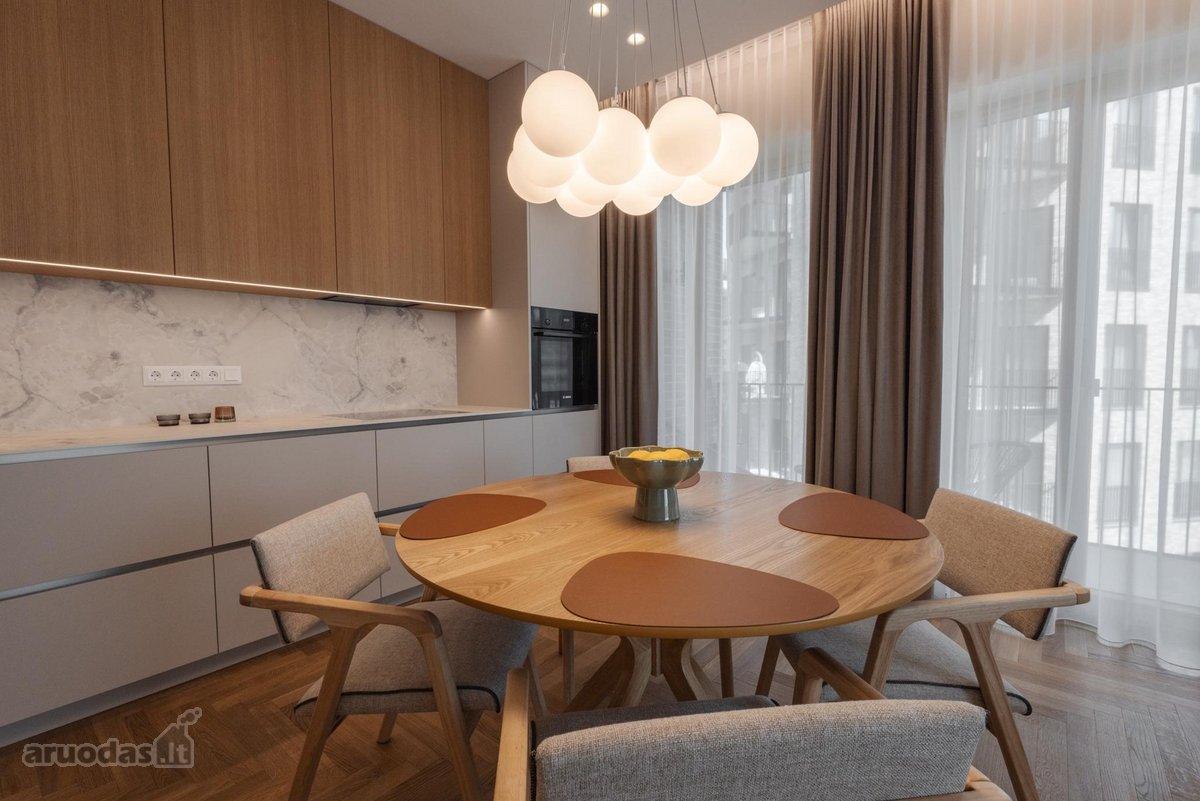 Nuomojamas Naujas Modernus 3 Kambarių Butas