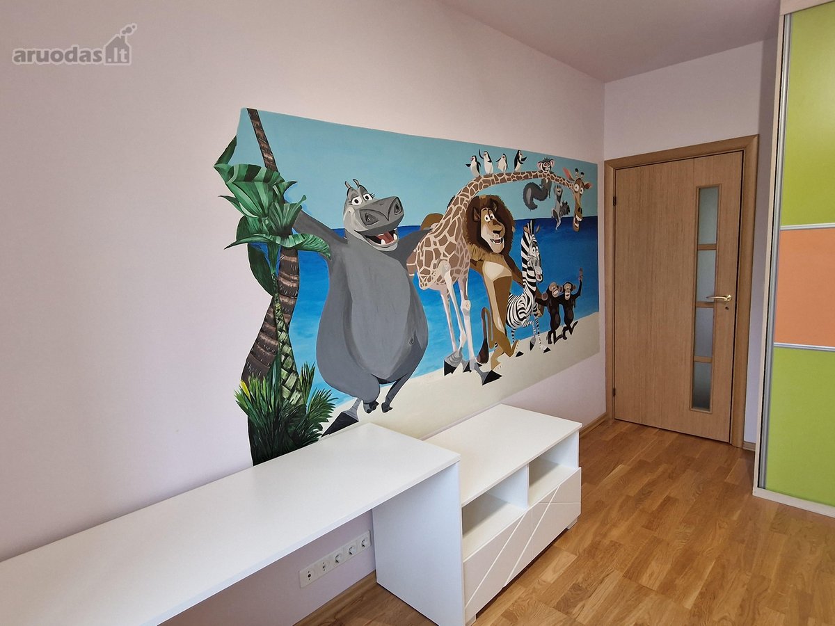 Nuomuojamas šviesus, erdvus 68m2 3 kambarių - nuotraukos Nr. 14