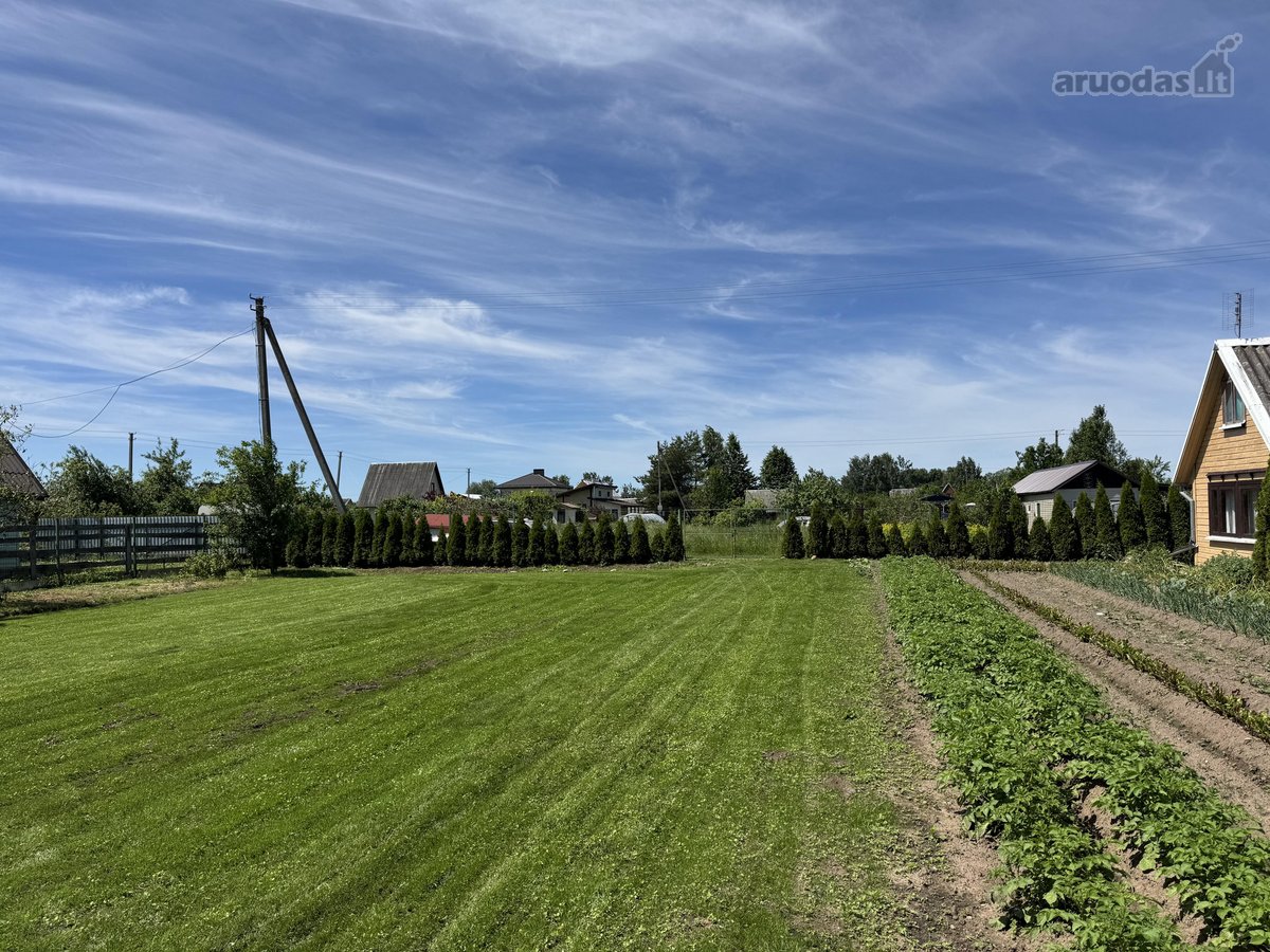 Parduodamas 12 arų sodo sklypas su sodo namu - nuotraukos Nr. 2
