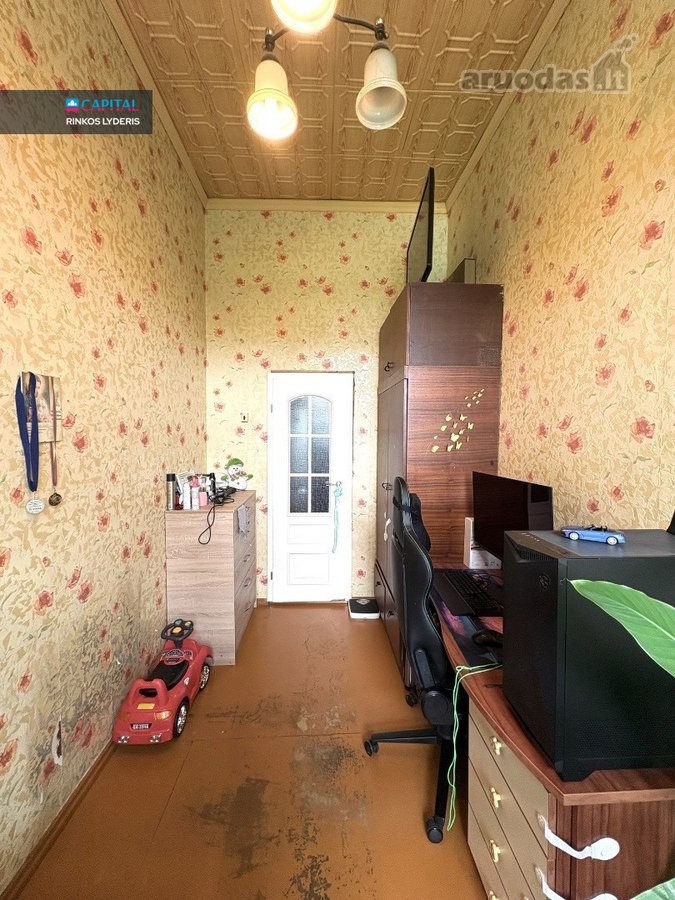 Parduodamas jaukus 2 kambarių butas su žemės - nuotraukos Nr. 13