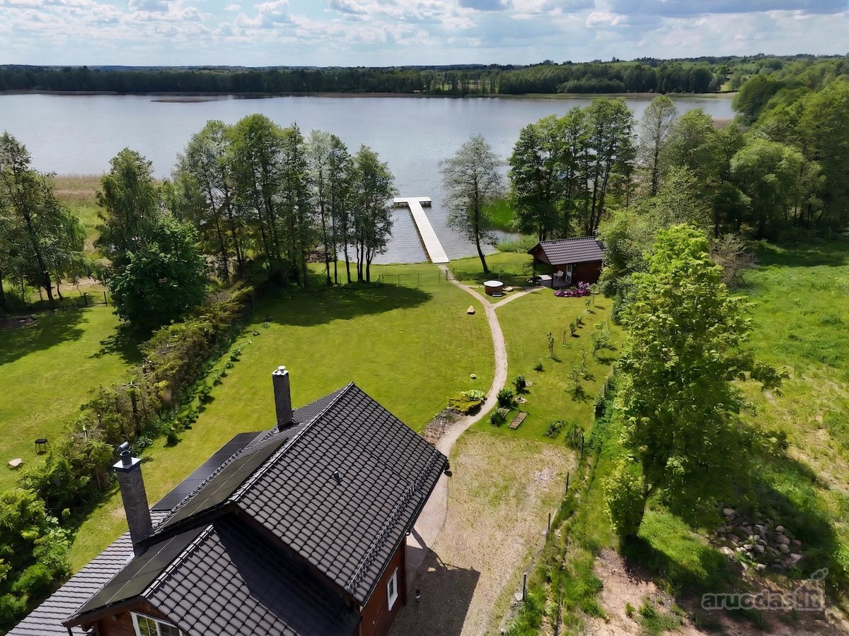 Trakų rajone parduodama išskirtinė rąstinė - nuotraukos Nr. 2