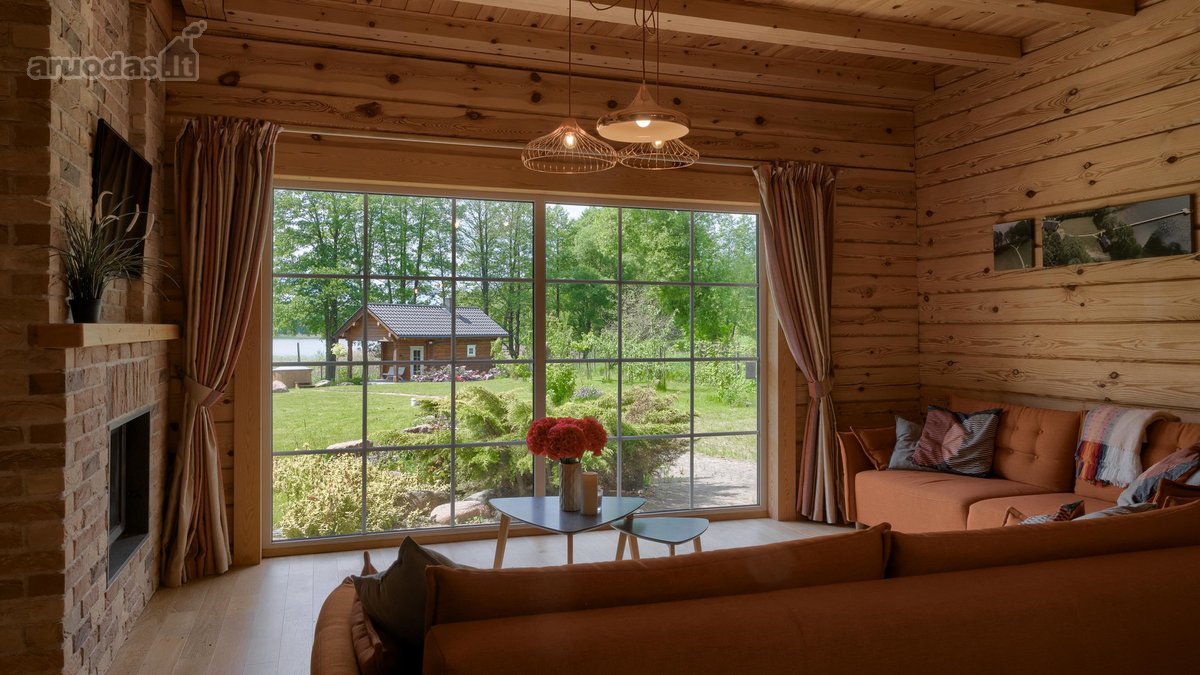 Trakų rajone parduodama išskirtinė rąstinė - nuotraukos Nr. 13