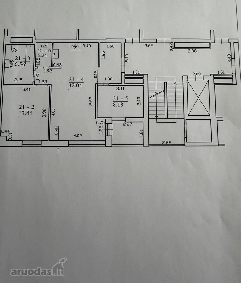 3 kambarių butas su požeminiu parkingu. - nuotraukos Nr. 40