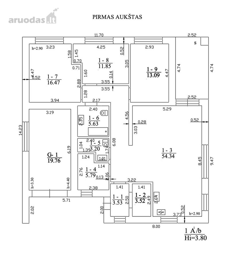 A++ klasės 137,18 m² pilnai įrengtas namas su - nuotraukos Nr. 46