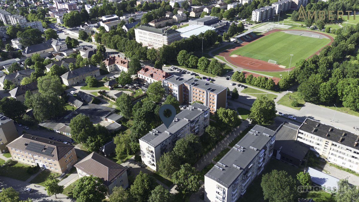 Amberti Nt agentūra parduoda 2 kambarių butą