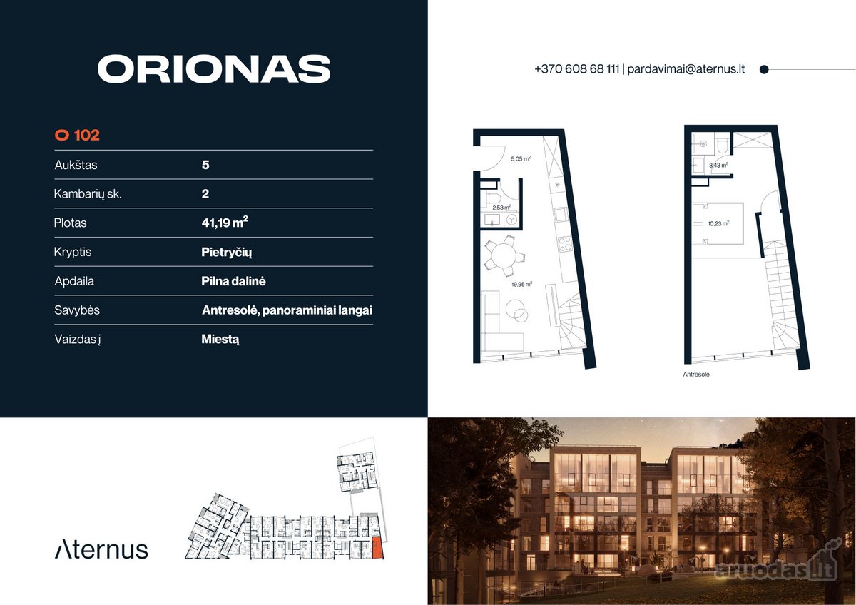 Butas Nr. 102 – antresolė, panoraminiai - nuotraukos Nr. 4