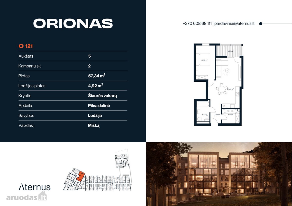Butas Nr. 121 – erdvė, privatumas ir vaizdai - nuotraukos Nr. 10