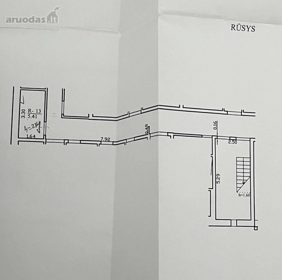 Parduodamas erdvus sandėliukas Perkūnkiemio g. 55