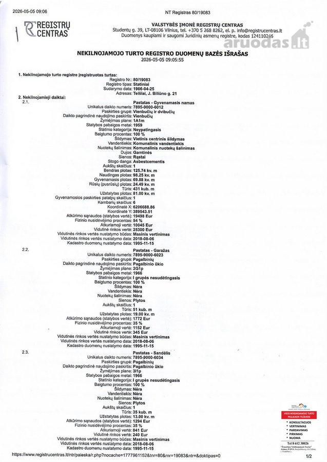 Parduodamas gyvenamasis namas adresu J. - nuotraukos Nr. 3