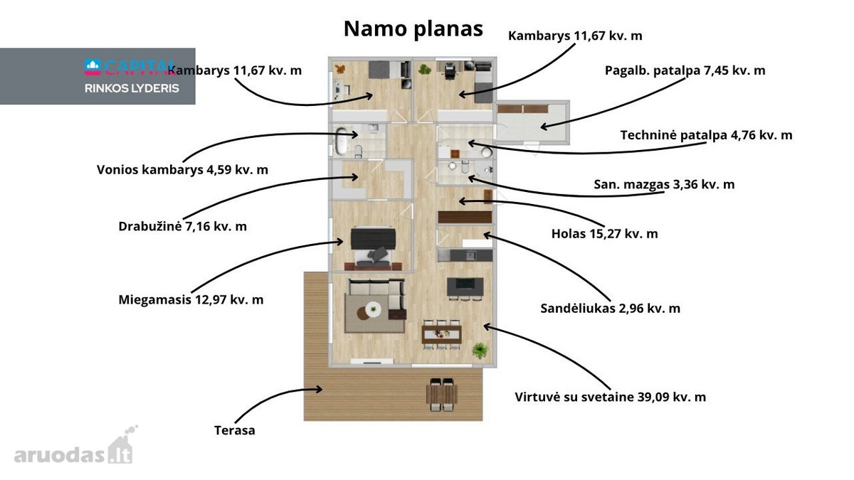 Puikus Pasiūlymas Šeimai, Ieškančiai Namų - nuotraukos Nr. 11